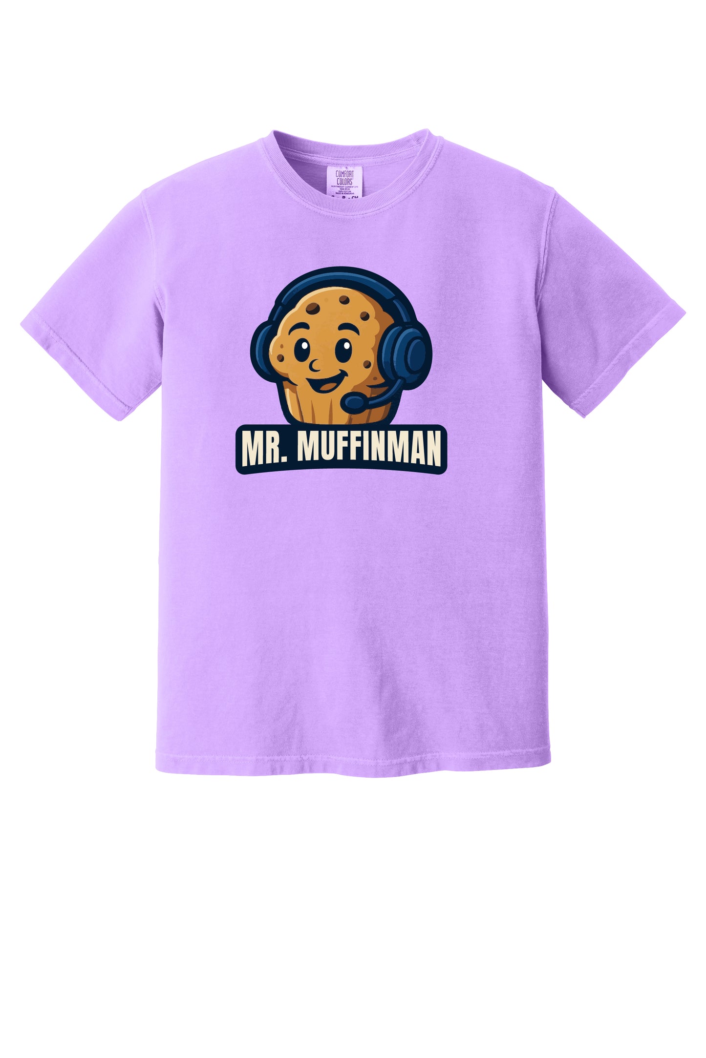Mr. Muffinman (Blue) Comfort Colors Short Sleeve T-shirt