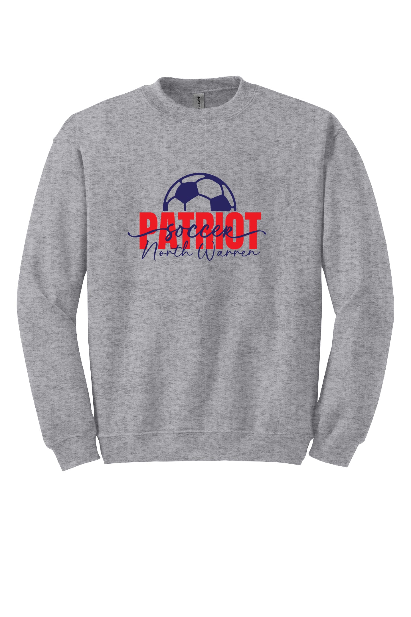 Patriot Soccer Script Crewneck Sweatshirt