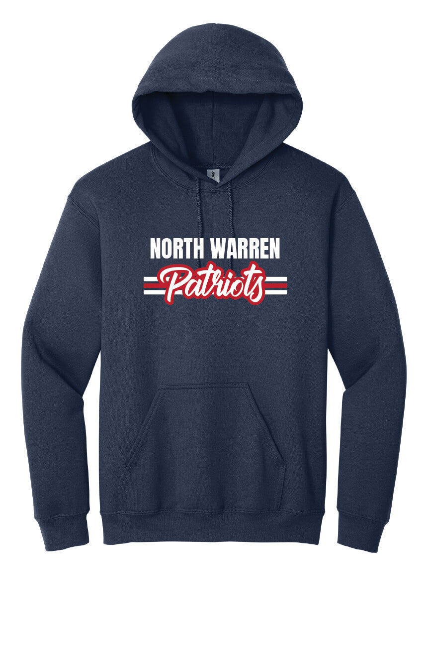 North Warren Patriots V Hoodie navy