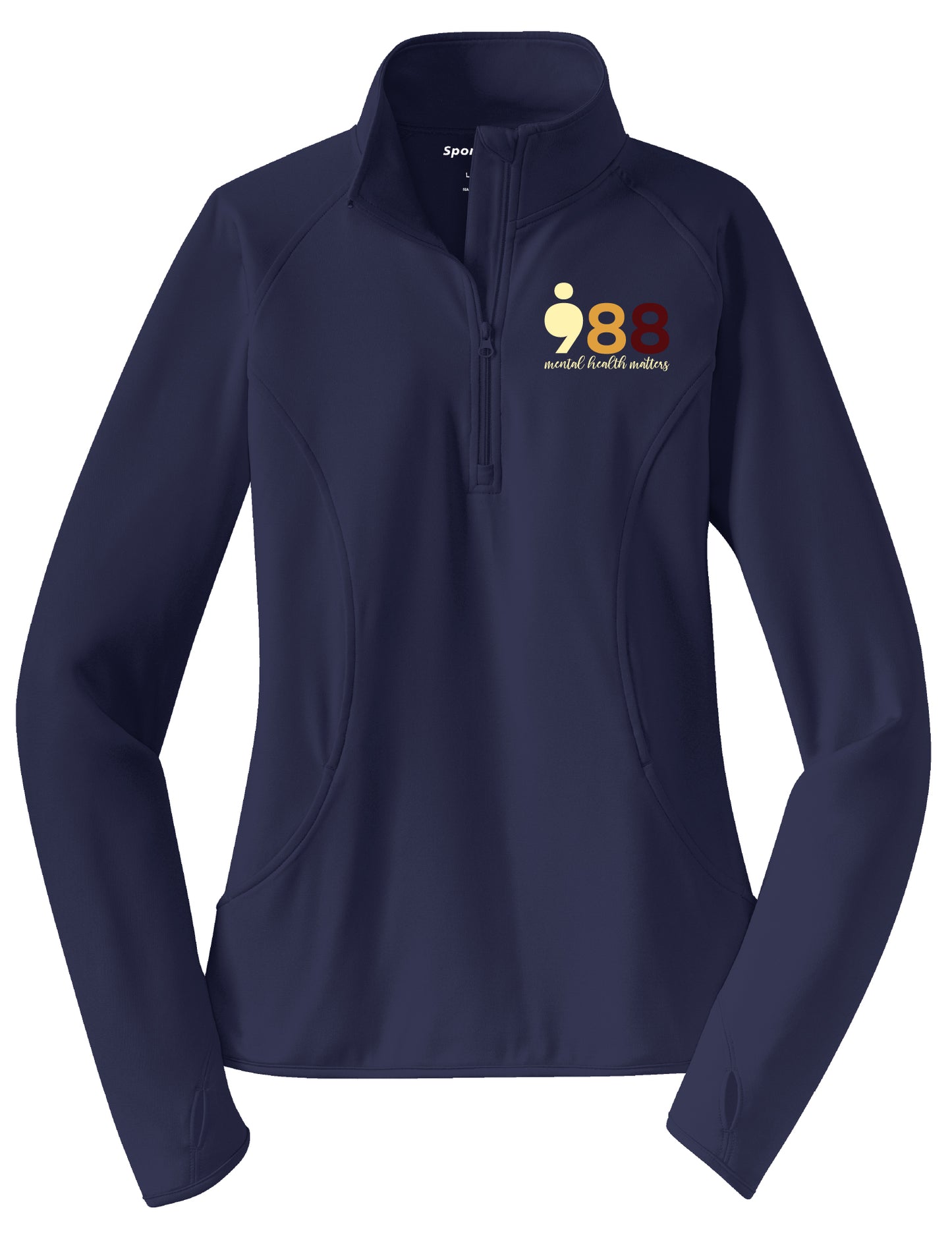 988 Ladies Sport Tek 1/4 Zip Pullover