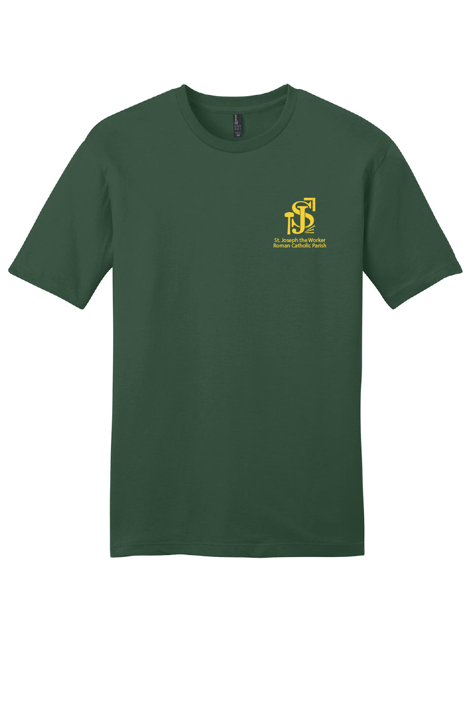 St. Joseph the Worker II Short Sleeve T-shirt-Full Color Logo