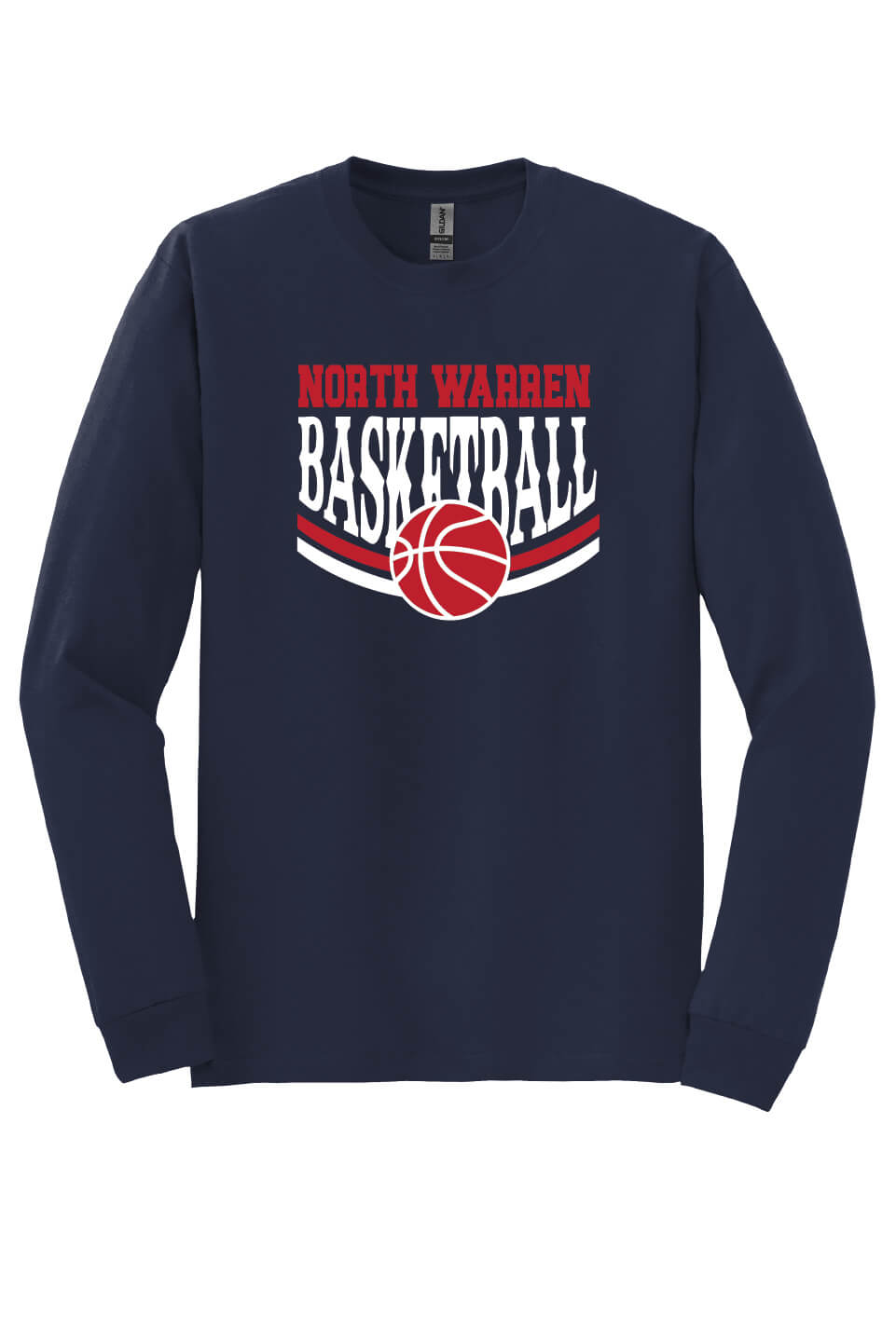 NW Basketball Long Sleeve T-Shirt (Youth) naby