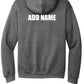 Notre Dame Softball Hoodie (Youth) gray, back