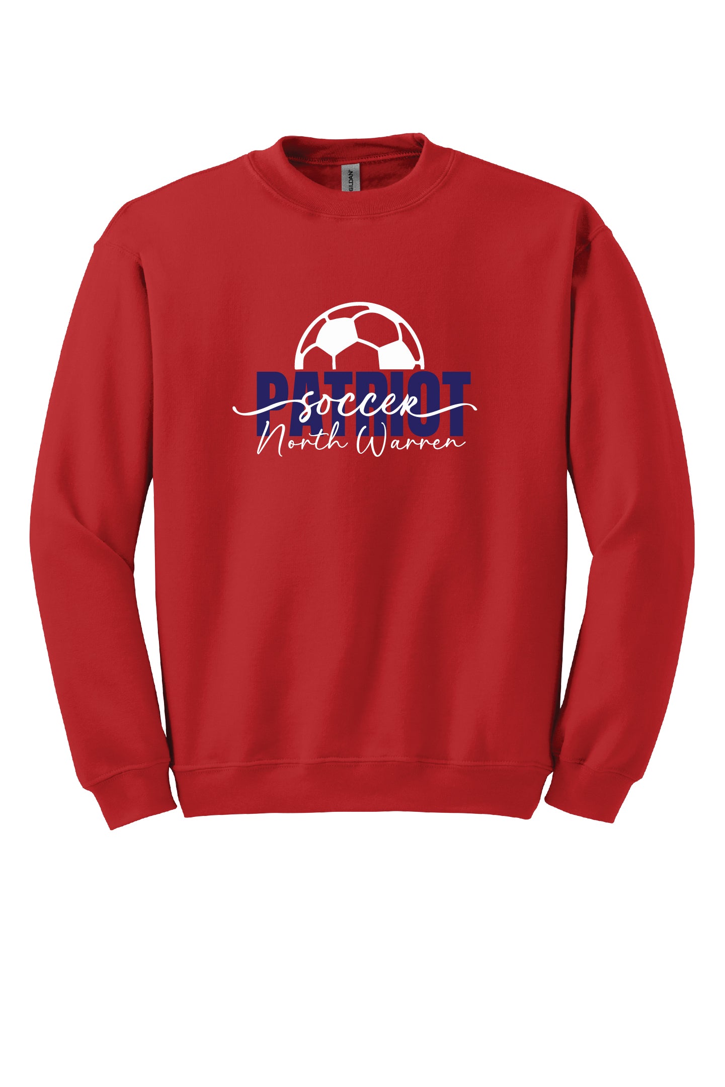 Patriot Soccer Script Crewneck Sweatshirt