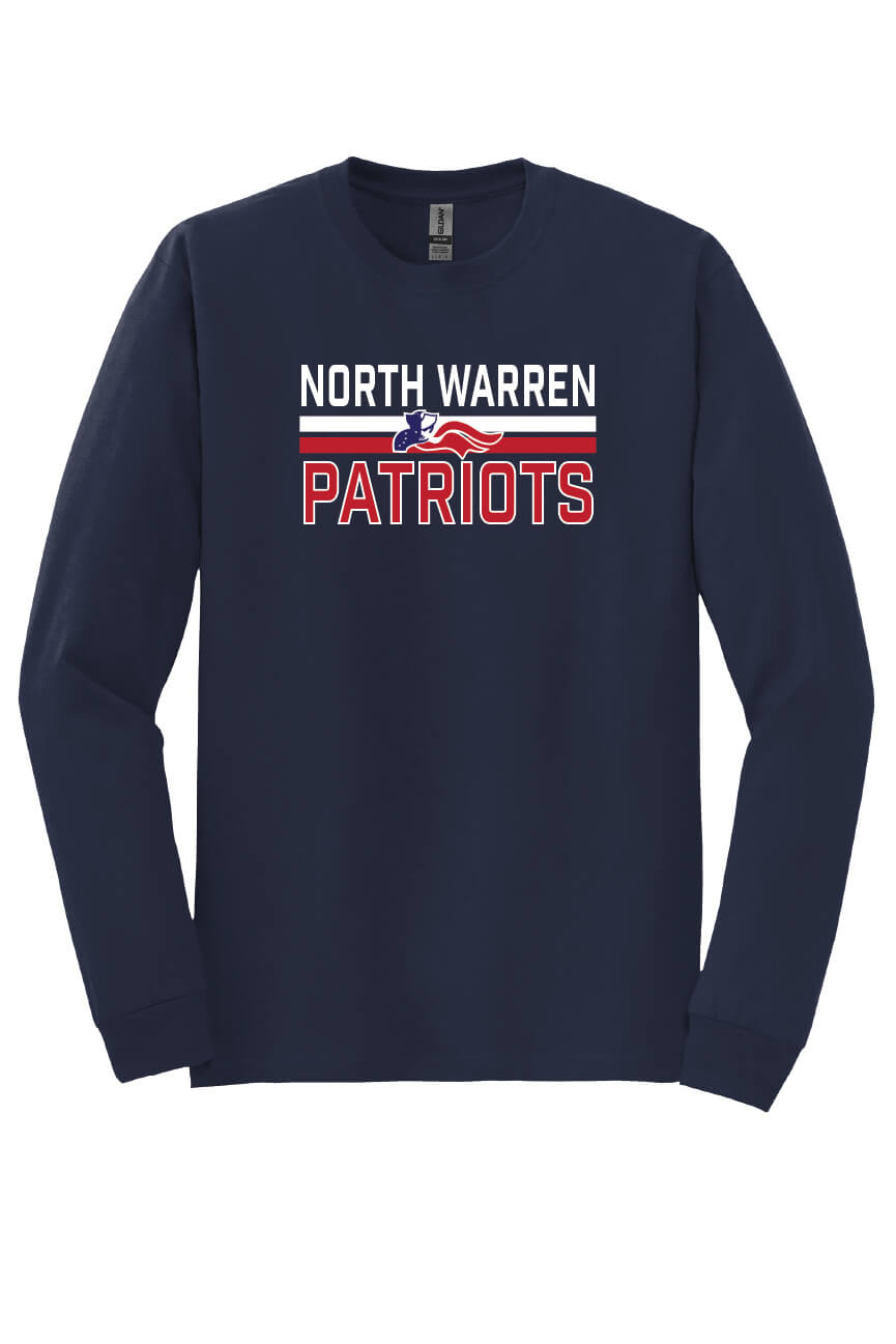 North Warren Patriots VI Long Sleeve T-Shirt navy