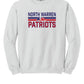 North Warren Patriots VI Crewneck Sweatshirt white