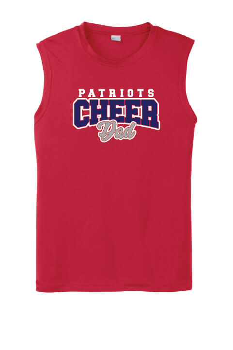 Cheer Dad Tank red