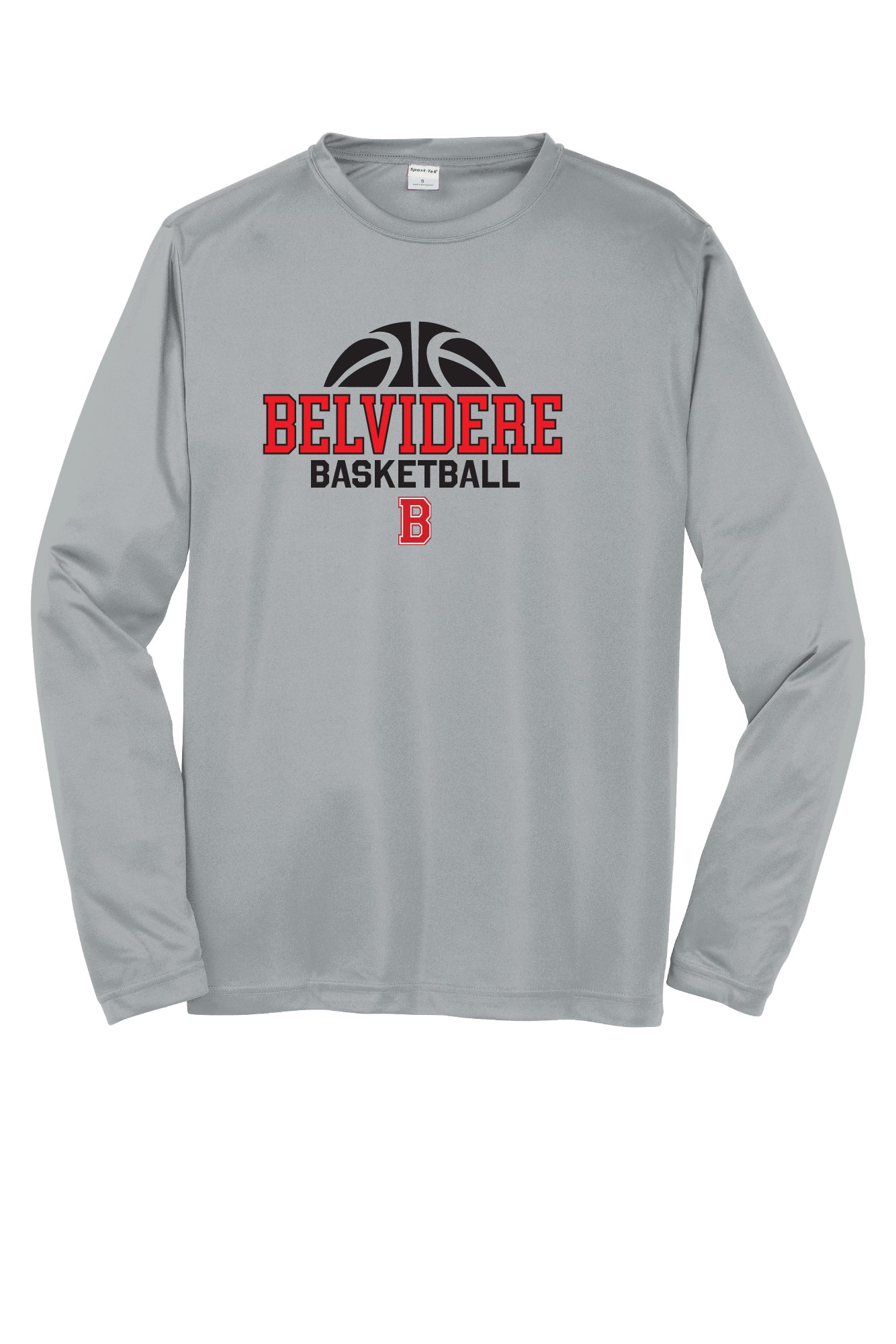 Belvidere Basketball Sport Tek Competitor Long Sleeve Shirt
