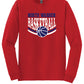 NW Basketball Long Sleeve T-Shirt red