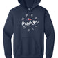 Wrestling Mom Hoodie navy