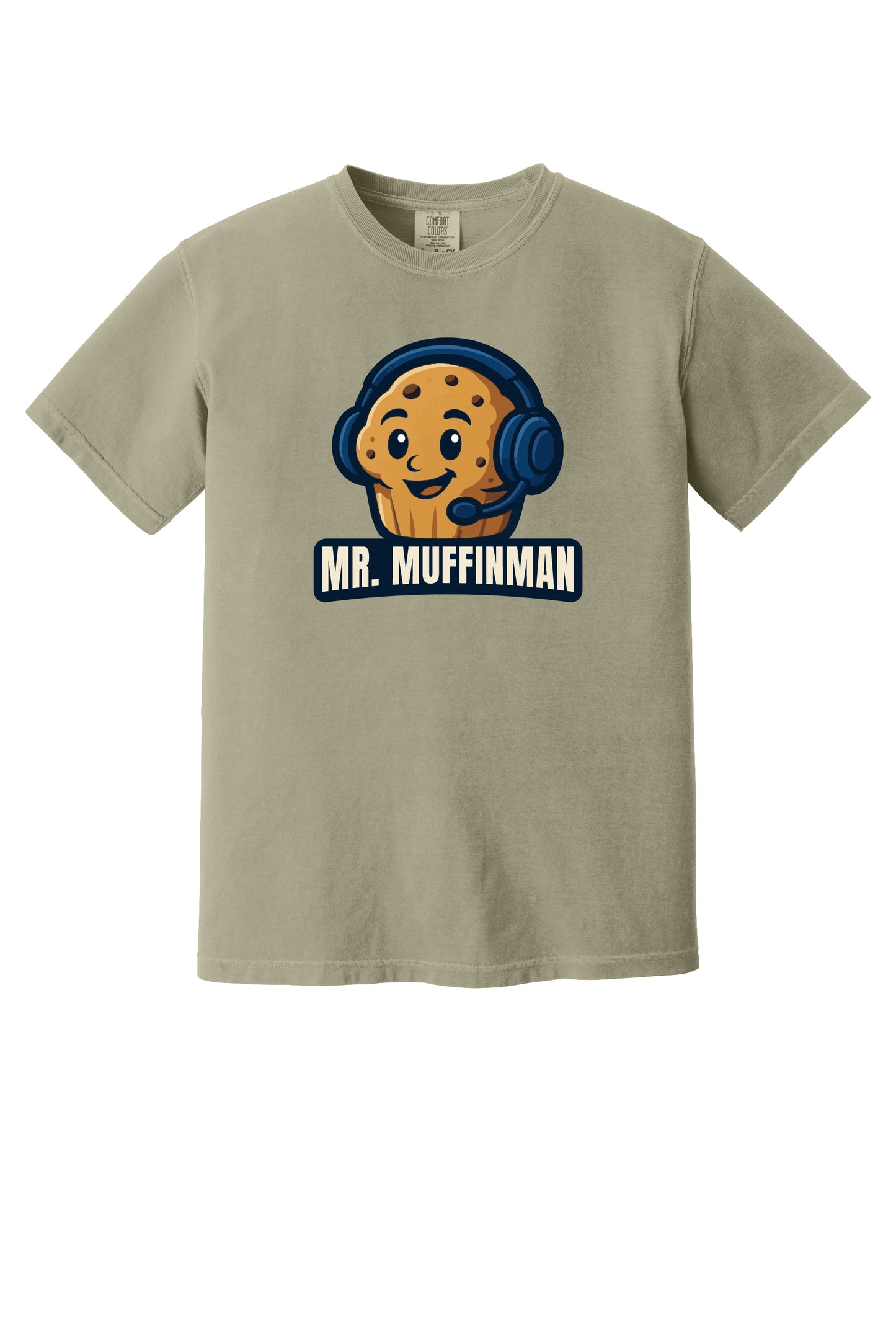 Mr. Muffinman (Blue) Comfort Colors Short Sleeve T-shirt