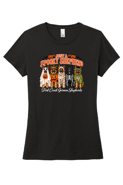 Spooky Shepherd Ladies Cut Short Sleeve T-Shirt