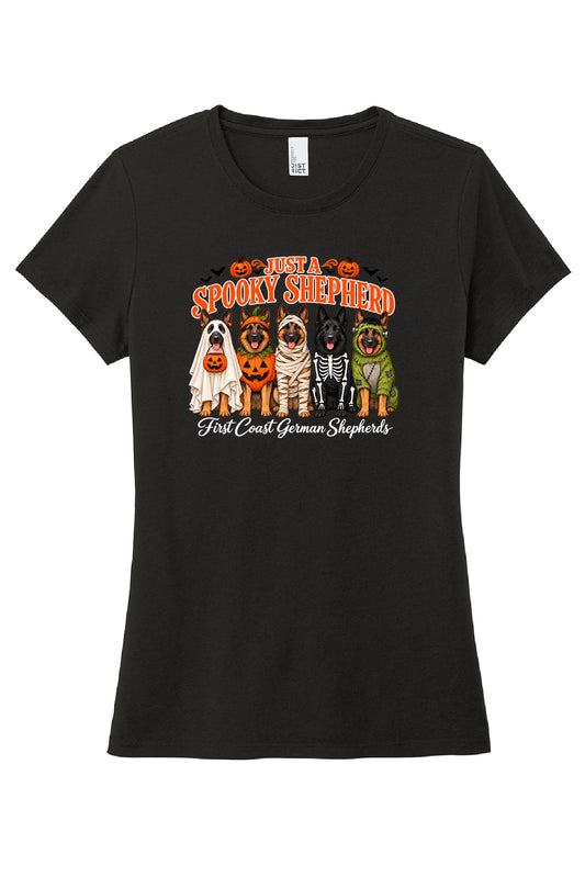 Spooky Shepherd Ladies Cut Short Sleeve T-Shirt