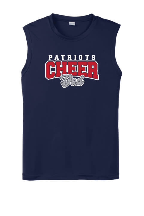 Cheer Dad Tank navy