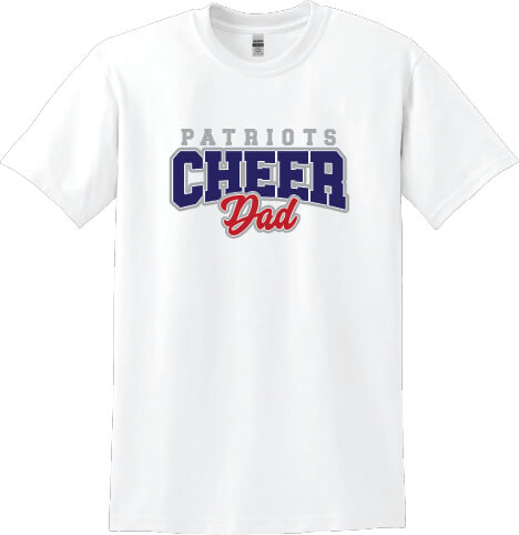 Cheer Dad Short Sleeve T-Shirt white