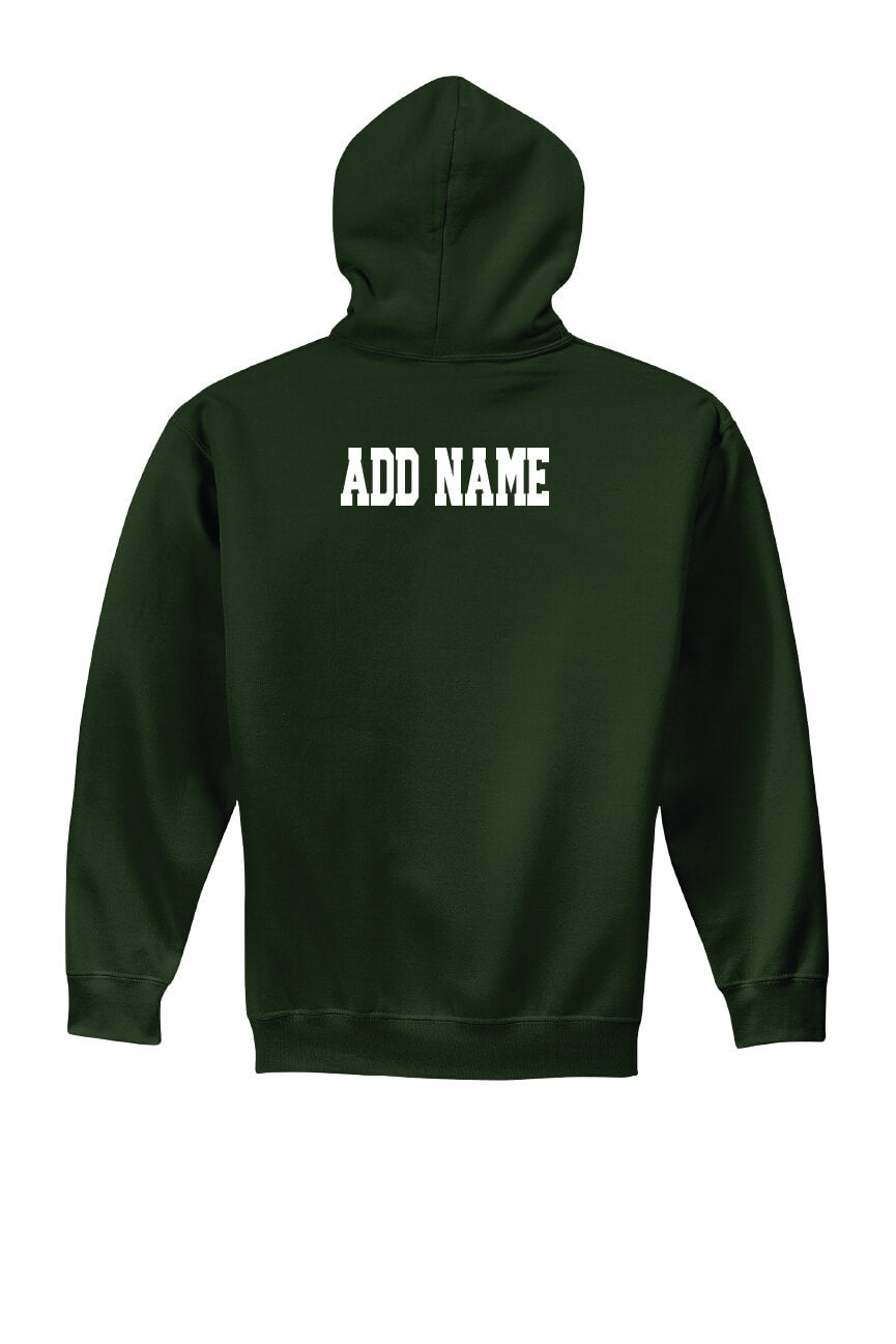 Notre Dame Basketball Hoodie green-back