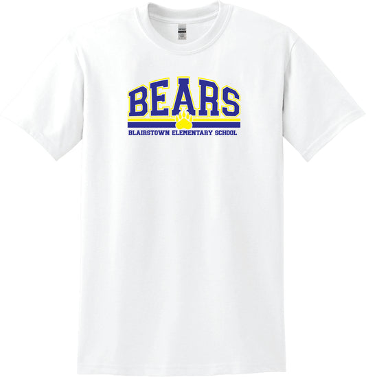 Blairstown Elementary BES Bears Short Sleeve T-Shirt