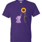 I Will Remember For You Short Sleeve T-Shirt purple