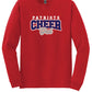 Cheer Dad Long Sleeve T-Shirt red