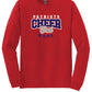 Cheer Dad Long Sleeve T-Shirt red