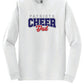 Cheer Dad Long Sleeve T-Shirt white