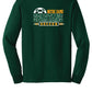 Notre Dame Soccer Long Sleeve T-Shirt back - green