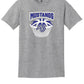 Mustangs Basketball Short Sleeve T-Shirt gray