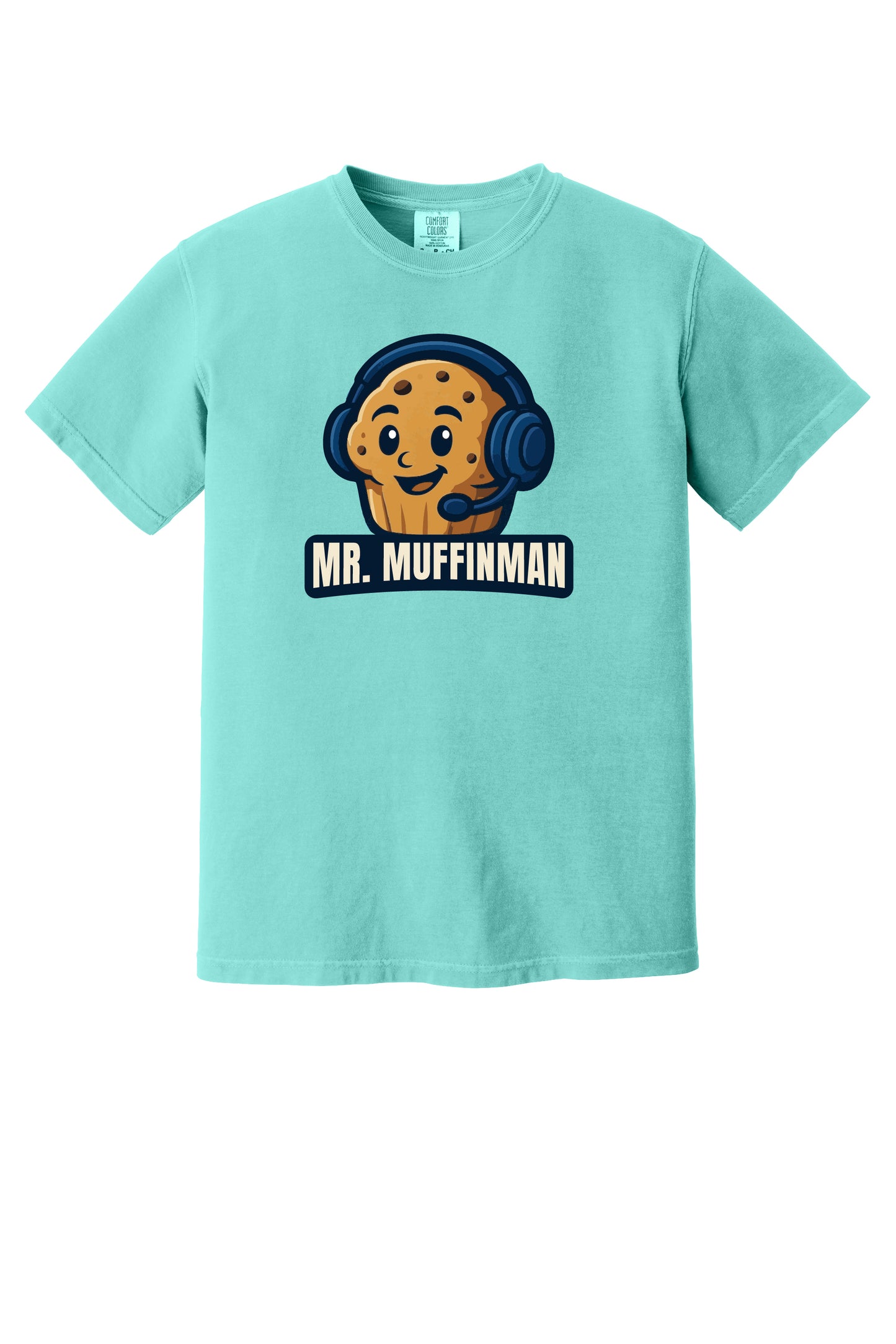 Mr. Muffinman (Blue) Comfort Colors Short Sleeve T-shirt