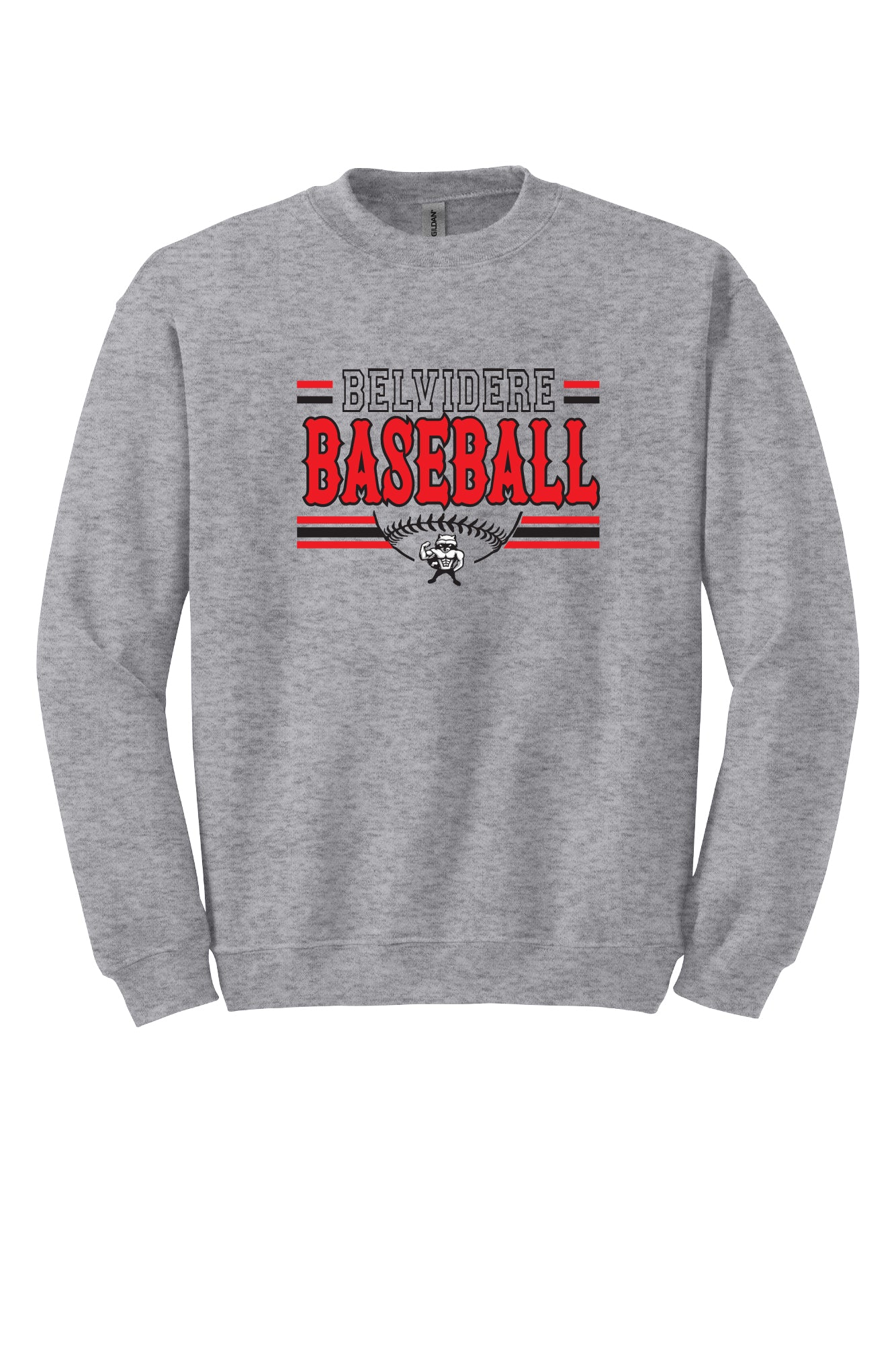 Belvidere Baseball Crewneck Sweatshirt