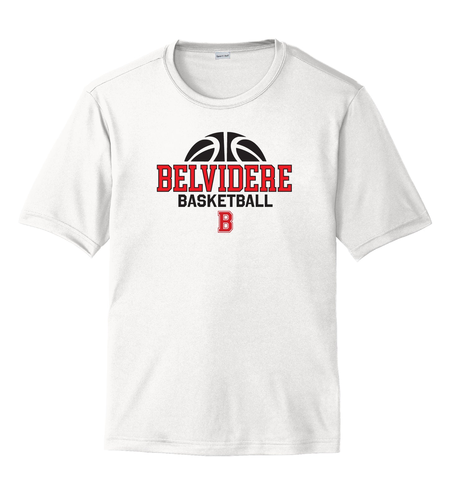 Belvidere Basketball Sport Tek Competitor Short Sleeve Tee