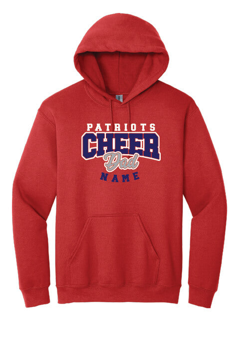 Cheer Dad Hoodie red