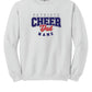 Cheer Dad Crewneck Sweatshirt white