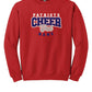 Cheer Dad Crewneck Sweatshirt red