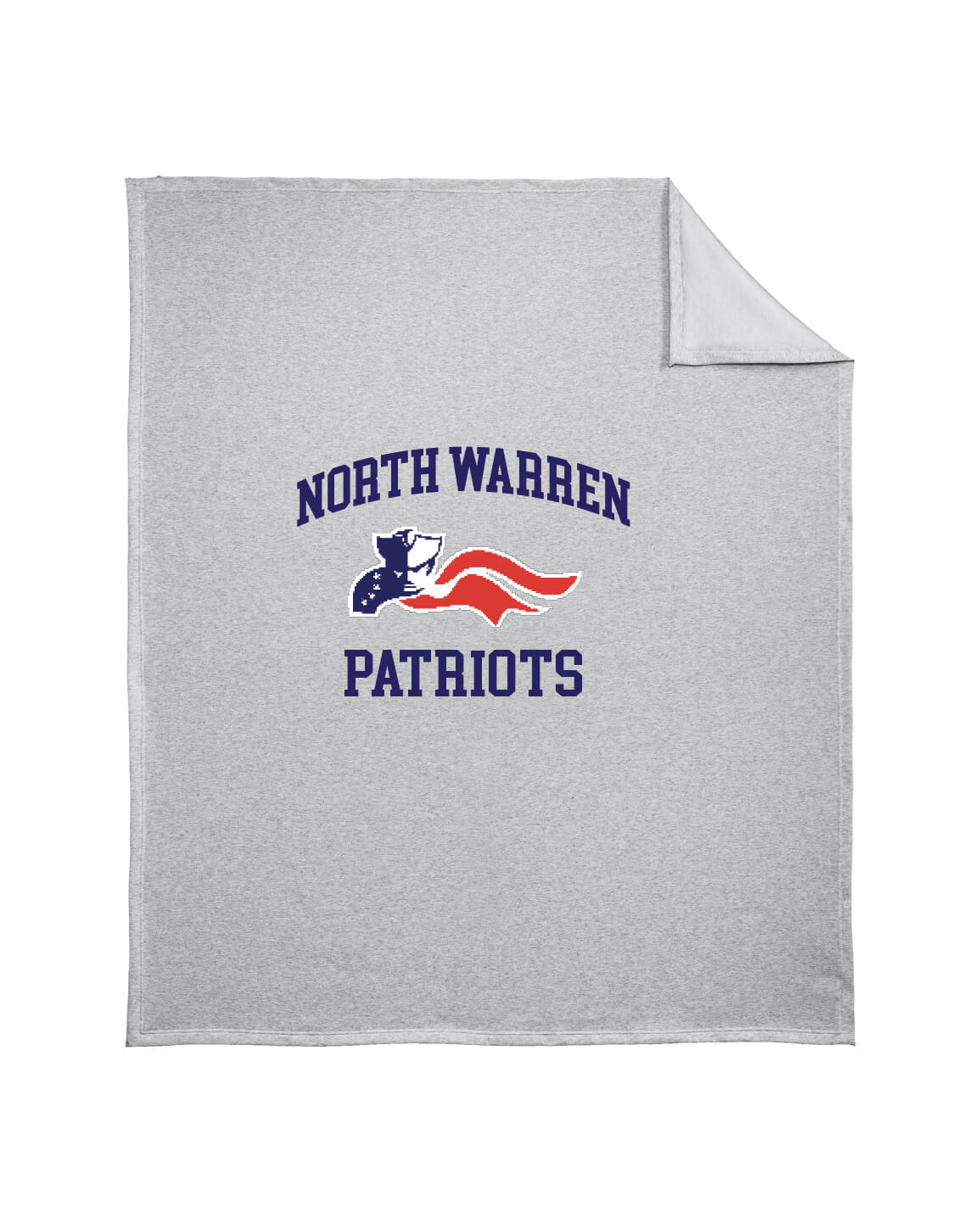 Sweatshirt Blanket NW Patriots gray