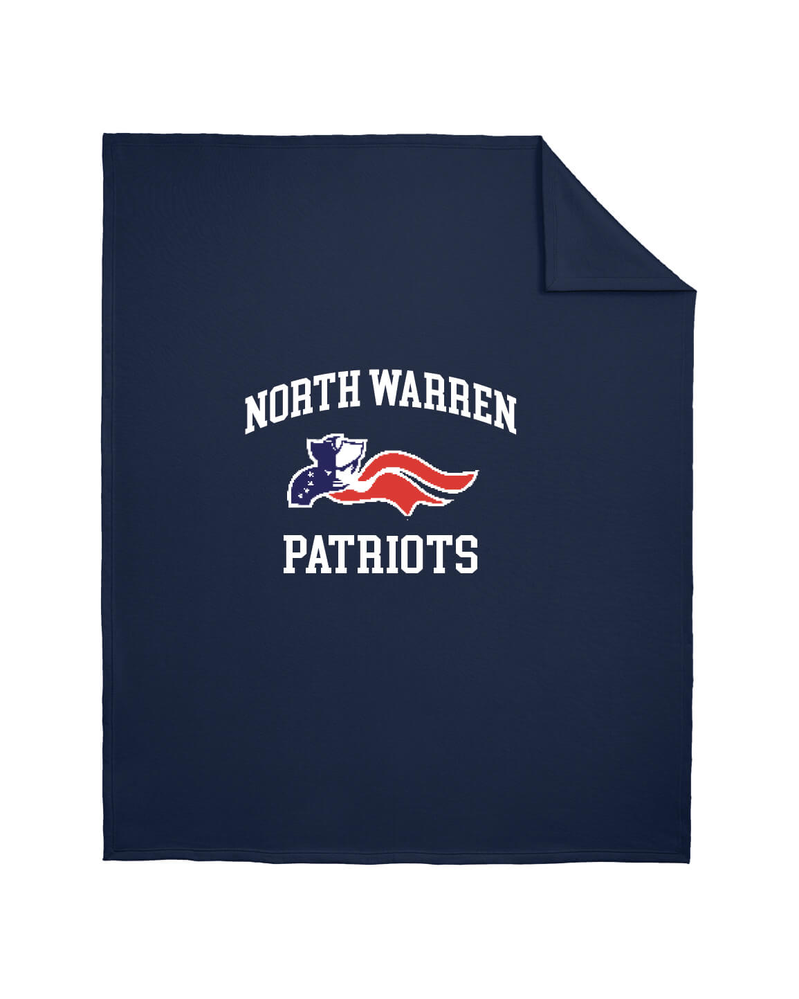 Sweatshirt Blanket NW Patriots navy