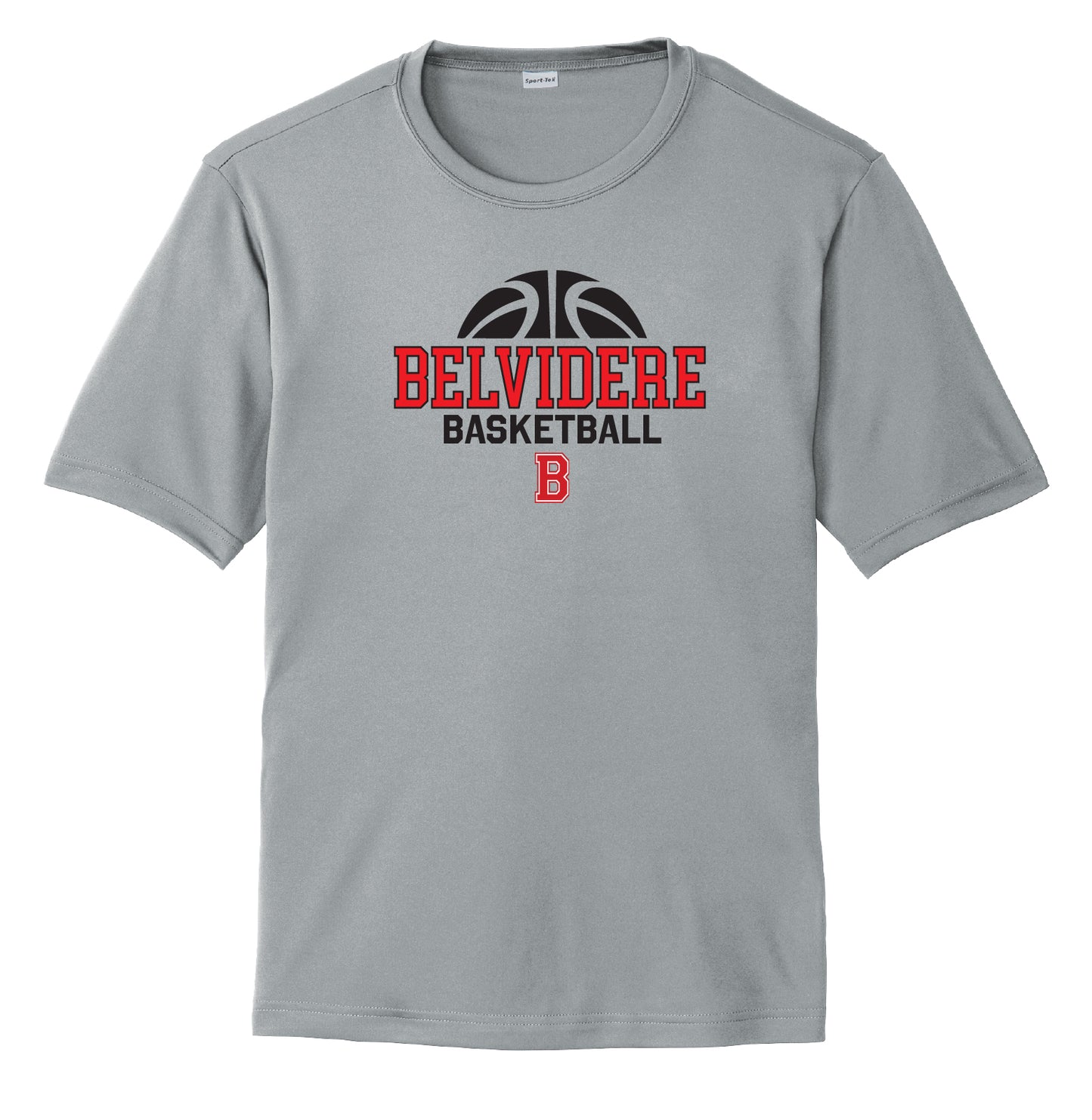 Belvidere Basketball Sport Tek Competitor Short Sleeve Tee