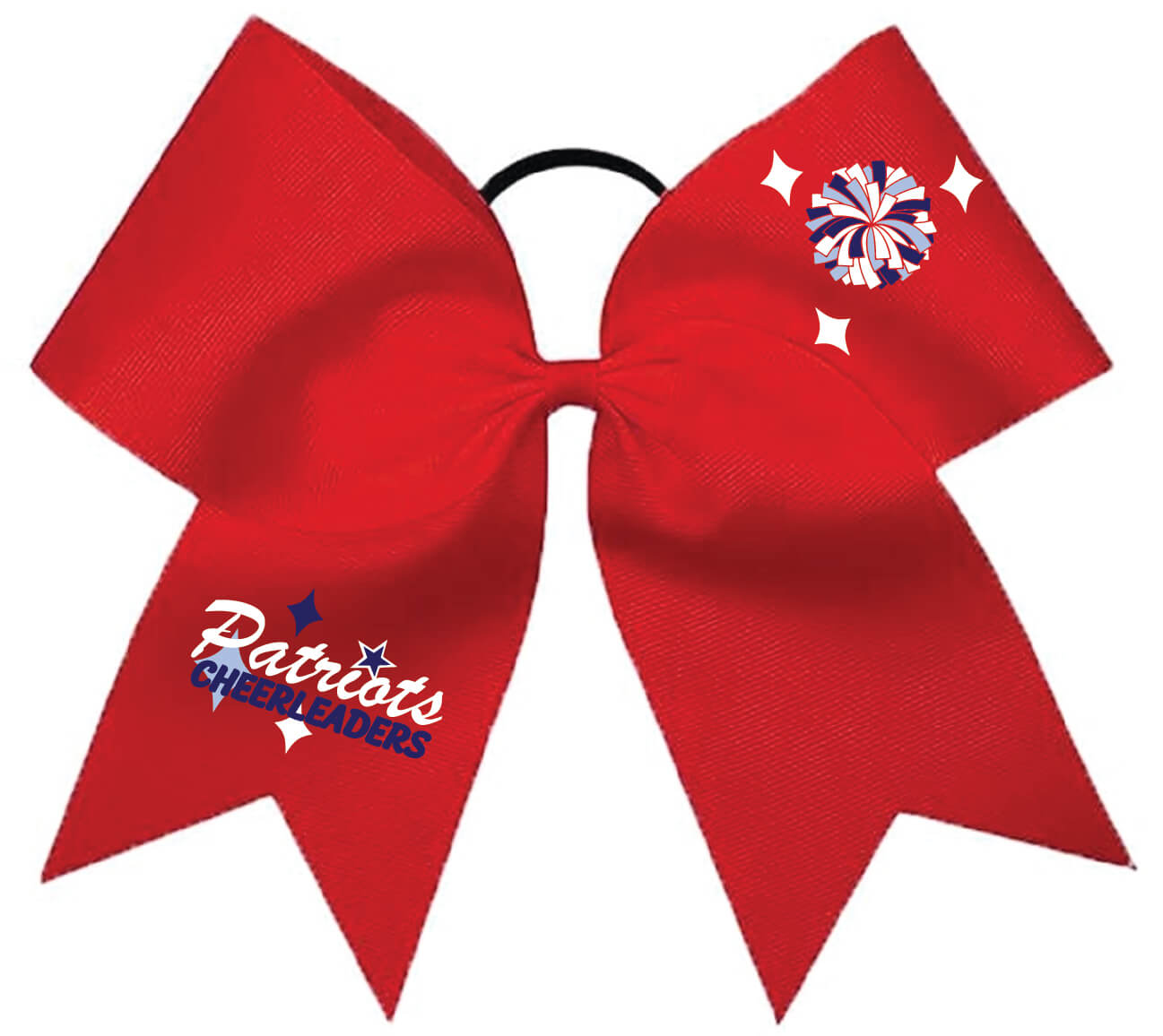 Cheer Bow Red Patriots