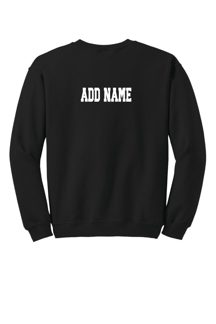 Notre Dame Basketball Crewneck Sweatshirt black-back