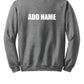 Notre Dame Softball Crewneck Sweatshirt (Youth) gray back