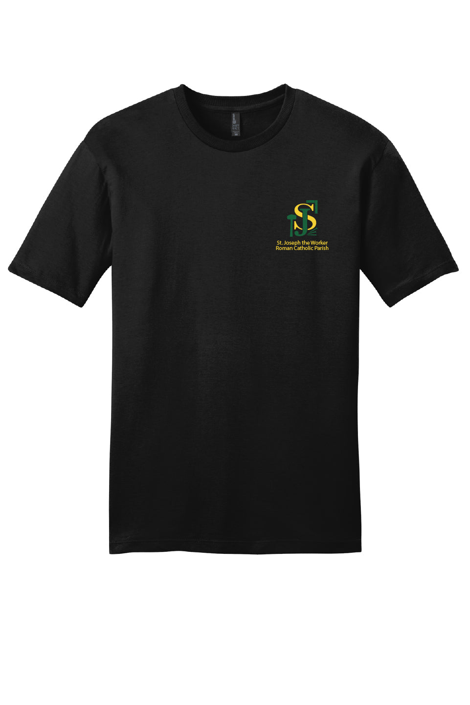 St. Joseph the Worker II Short Sleeve T-shirt-Full Color Logo