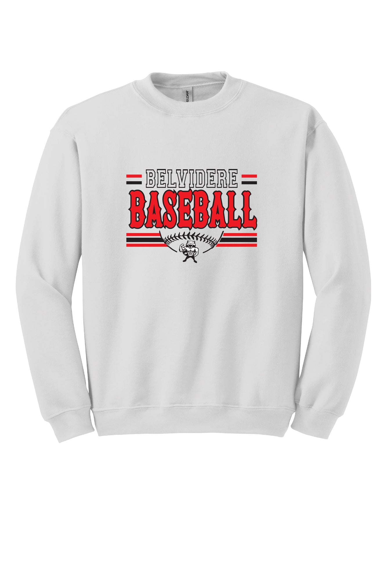 Belvidere Baseball Crewneck Sweatshirt