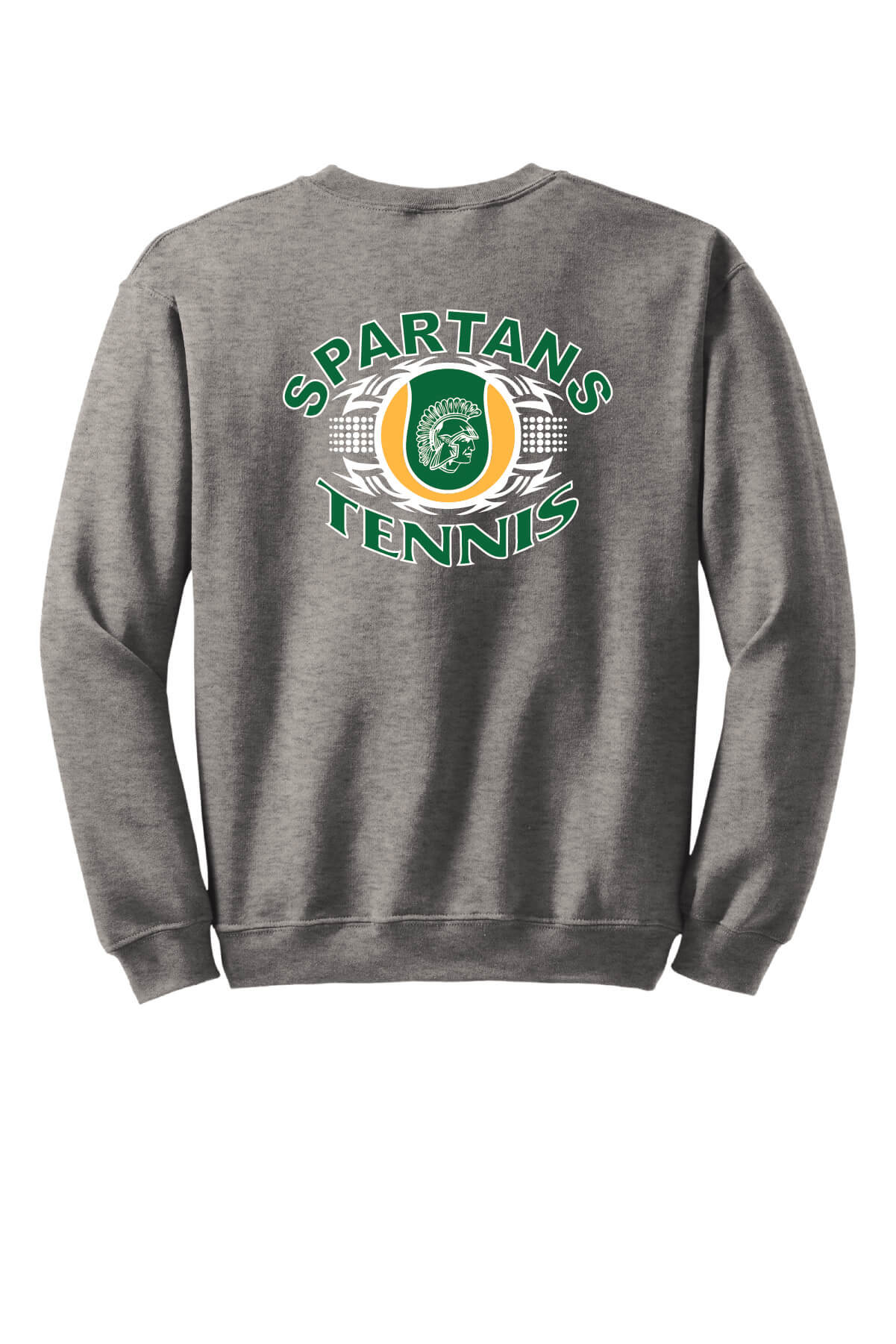 Spartans Crewneck Sweatshirt back-gray