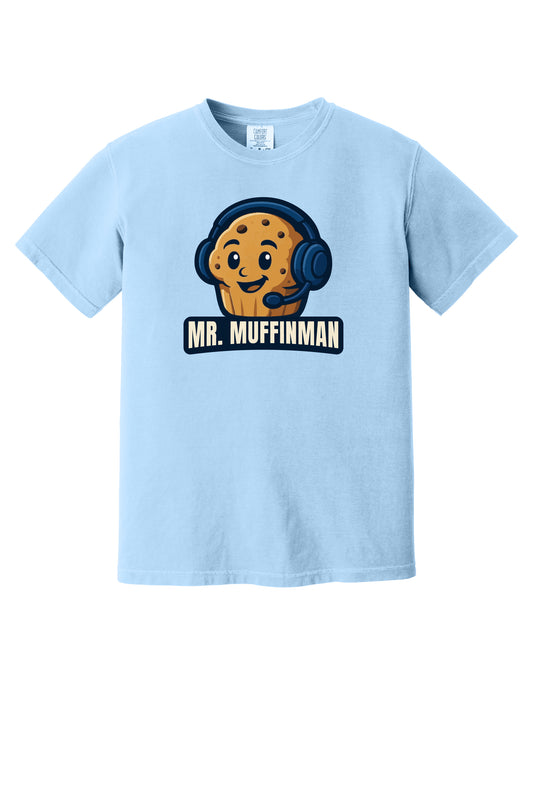 Mr. Muffinman (Blue) Comfort Colors Short Sleeve T-shirt