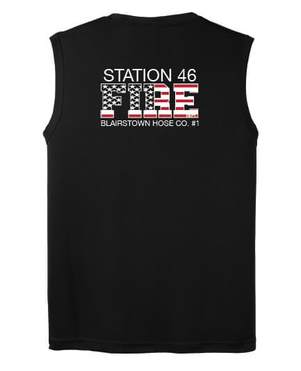 Mens Competitor Tank back black