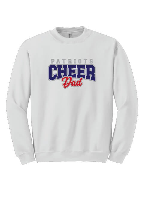 Cheer Dad Crewneck Sweatshirt white