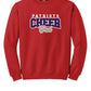 Cheer Dad Crewneck Sweatshirt red