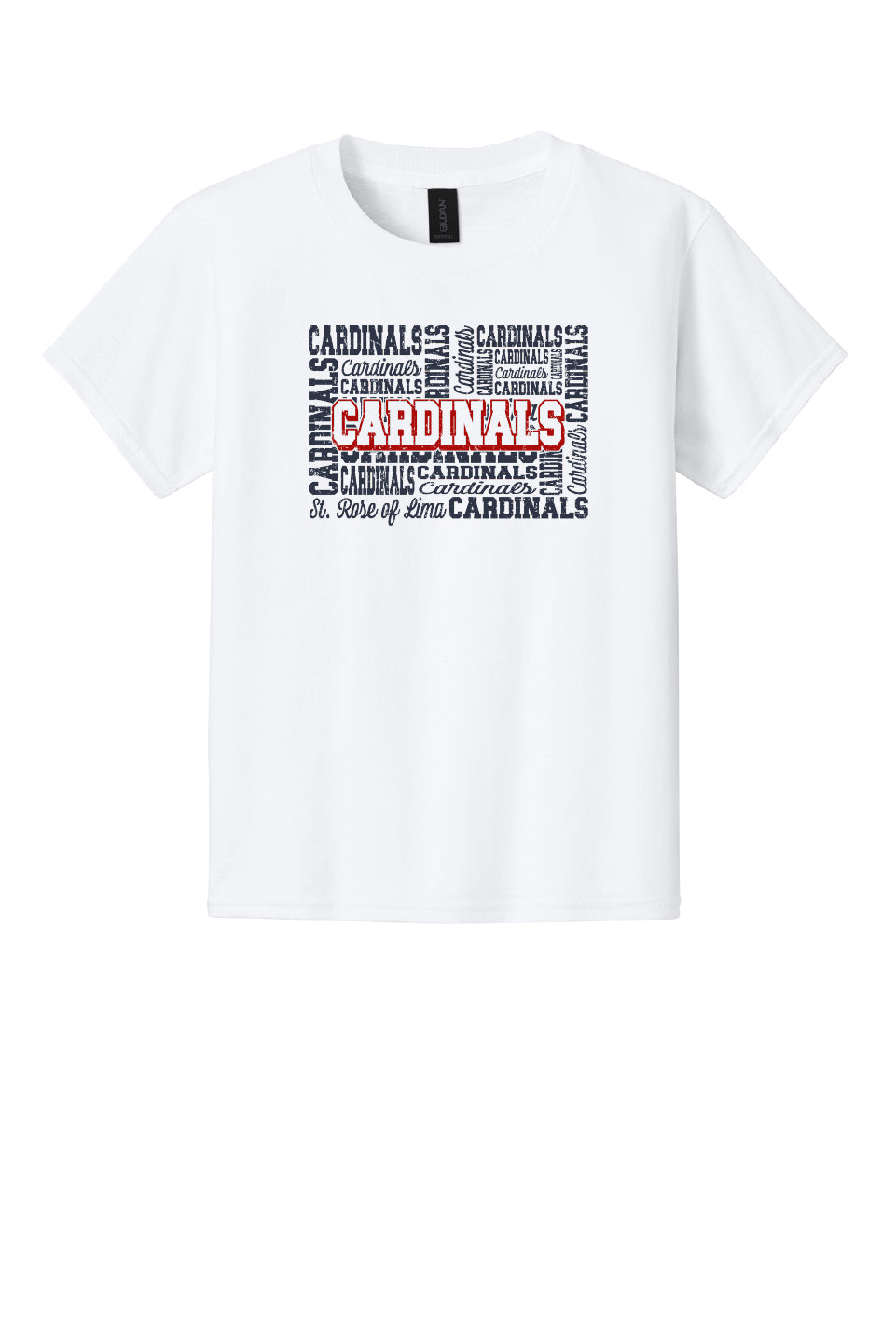 Cardinal Wordle Short Sleeve T-Shirt