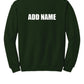 Notre Dame Softball Crewneck Sweatshirt green back