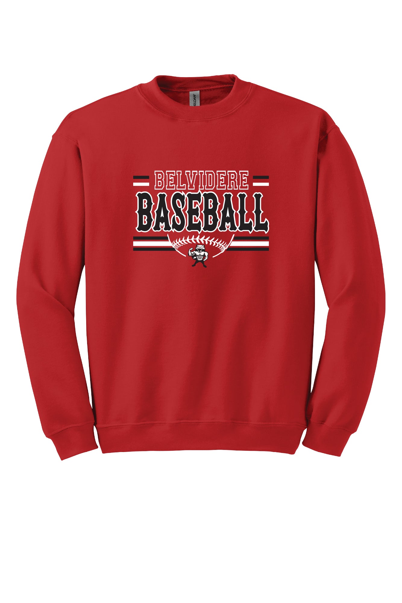 Belvidere Baseball Crewneck Sweatshirt