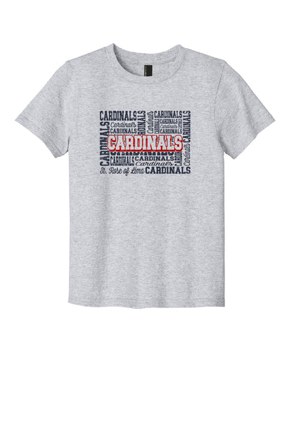 Cardinal Wordle Short Sleeve T-Shirt